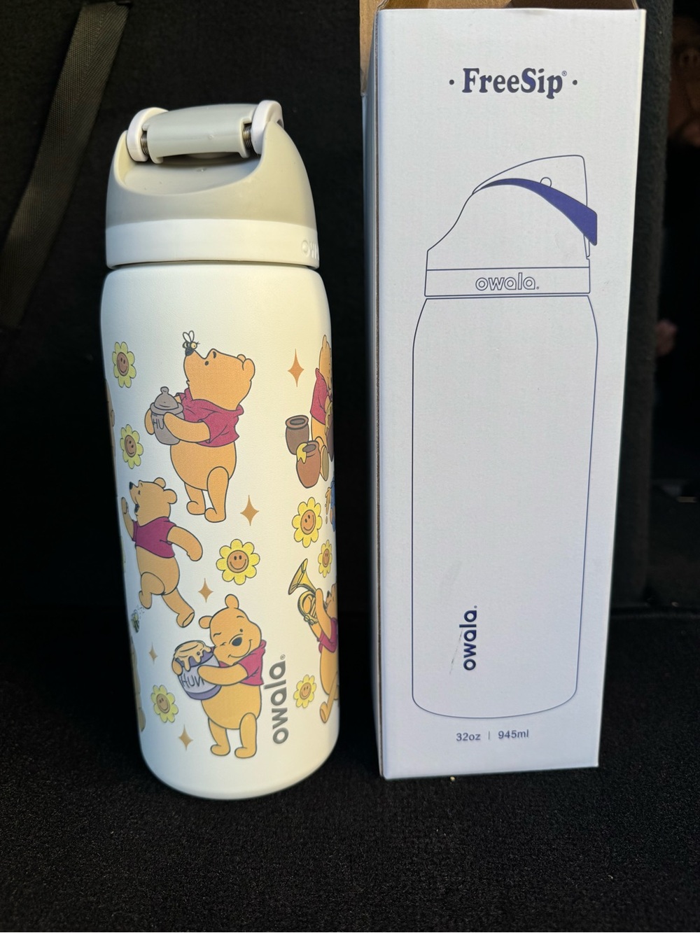 Kids Winnie the Pooh White Insulated FreeSip Water Bottle